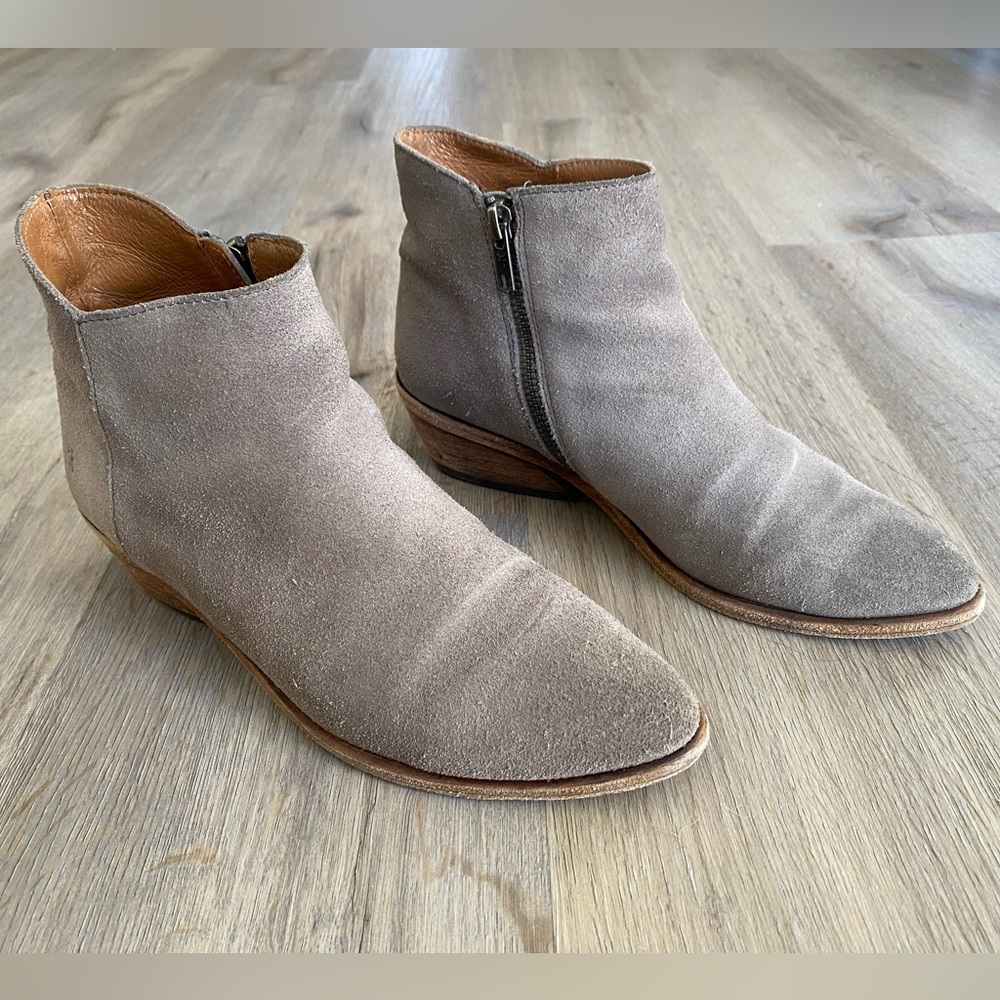 Frye suede ankle boots